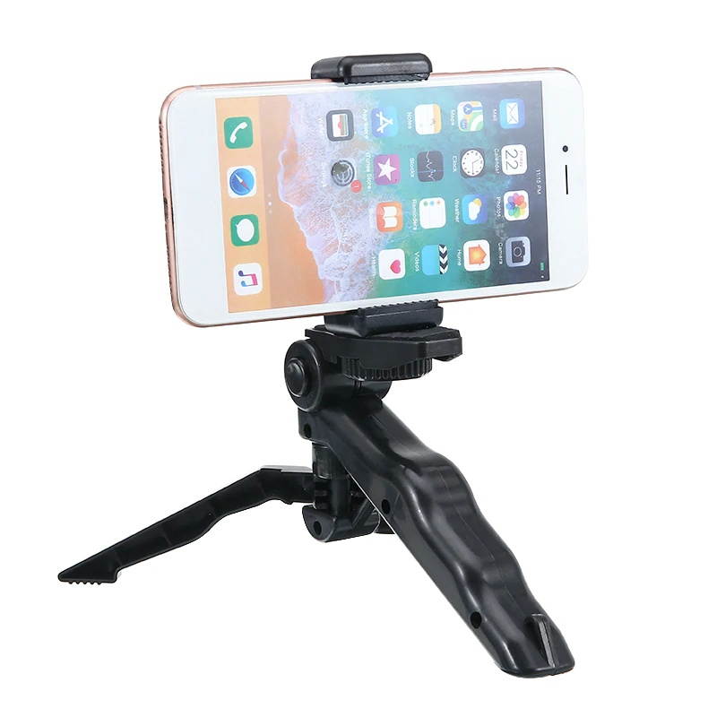 360 Degrees Adjustable Desktop Mini Extendable Desktop Tripod Stand Holder for Smartphone and DSLR Camera