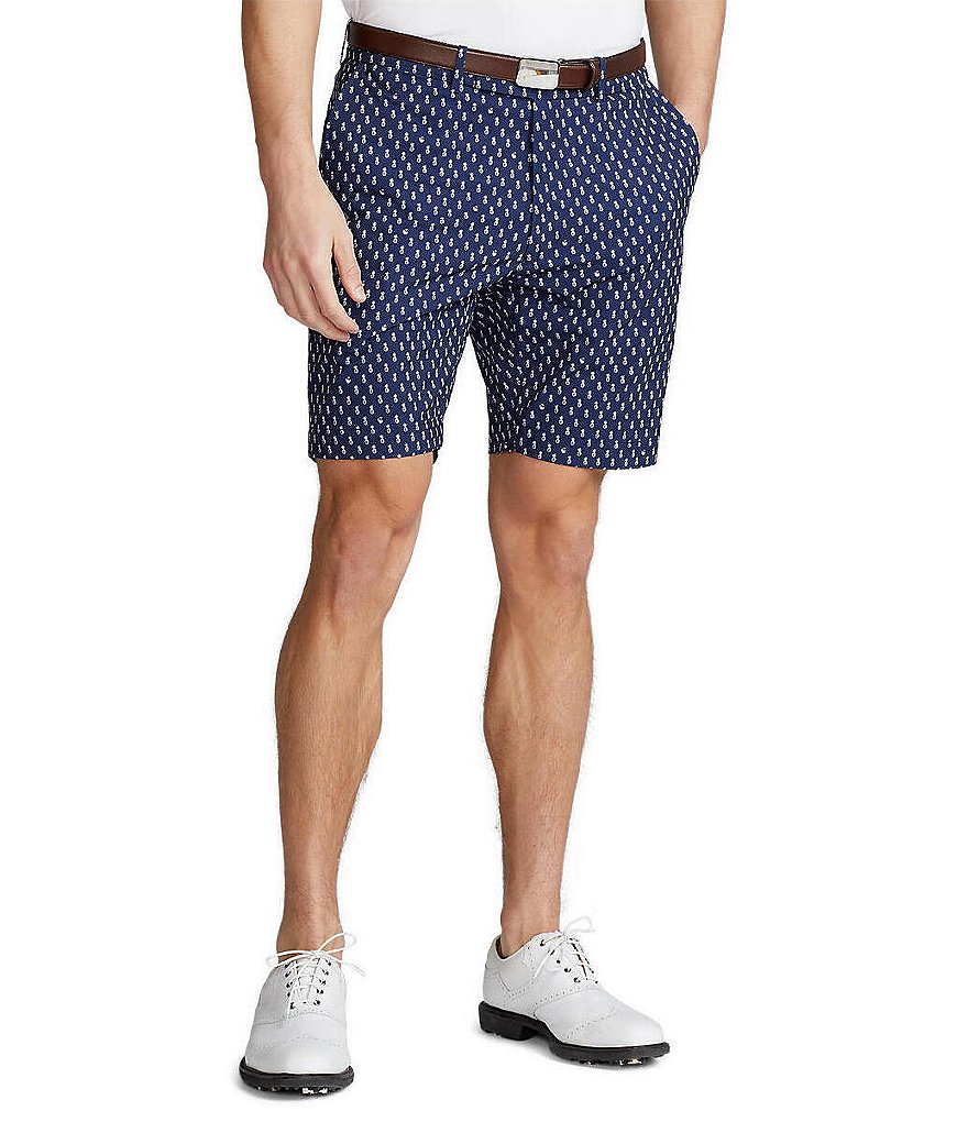 Roundtree & Yorke Active Waist 9#double; Inseam Performance Shorts