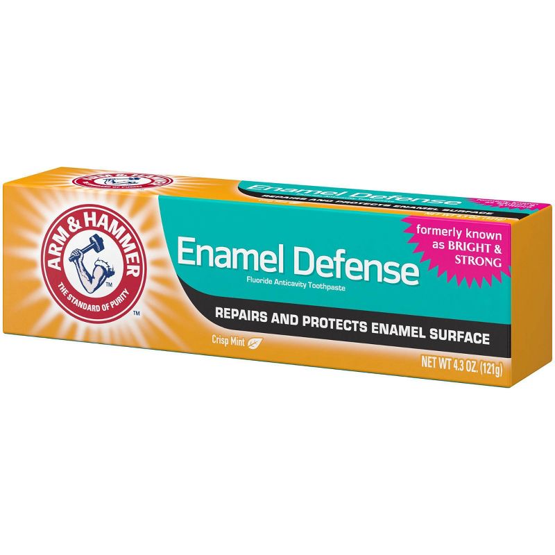 Arm & Hammer Crisp Mint Enamel Defense Fluoride Toothpaste - 4.3oz