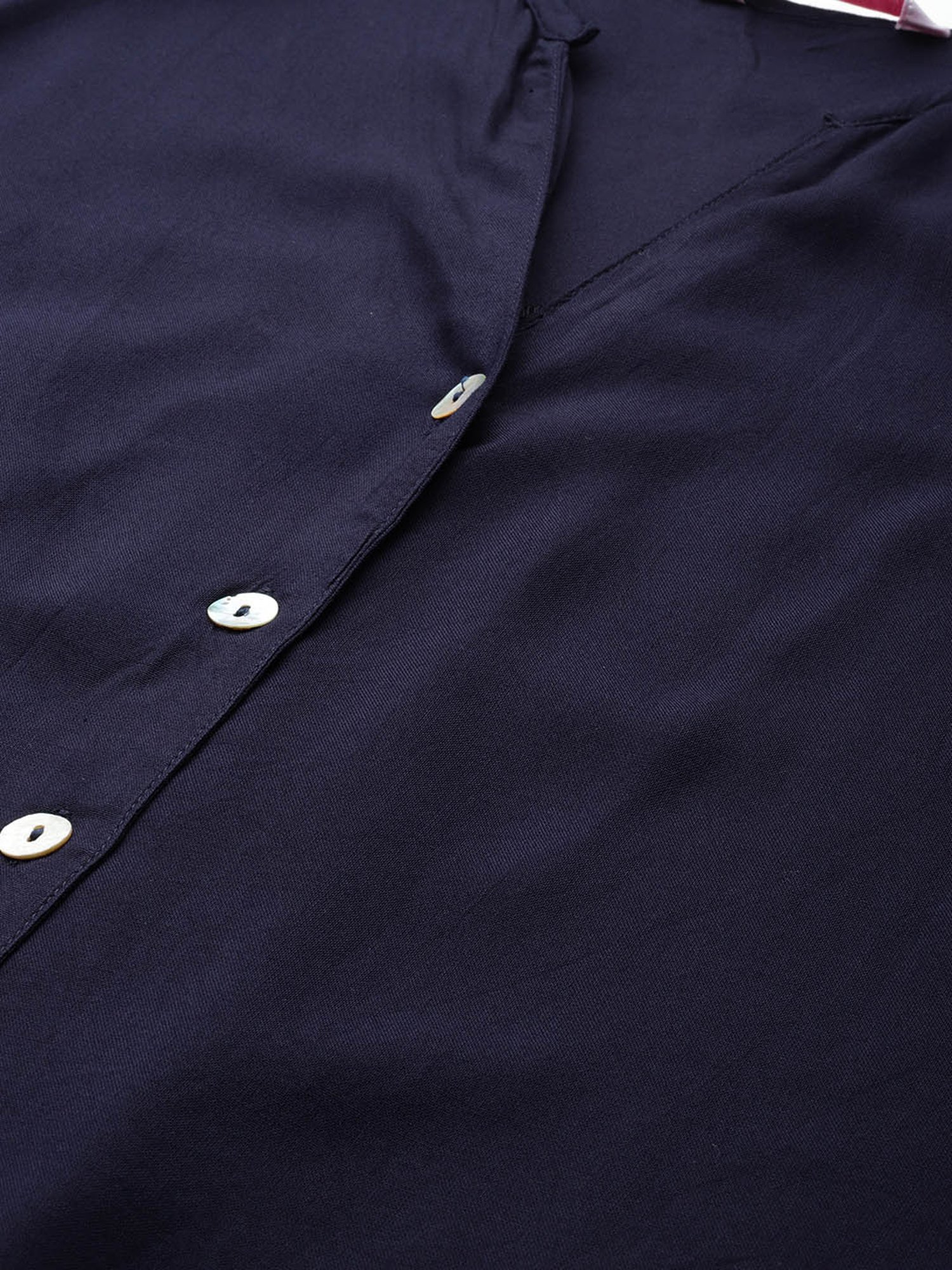 theRebelinme Navy Regular Fit Shirt