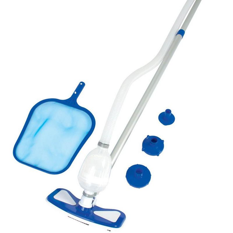 Bestway 15ft x 42in Steel Pro Max Round Frame Above Ground Pool and Accessories