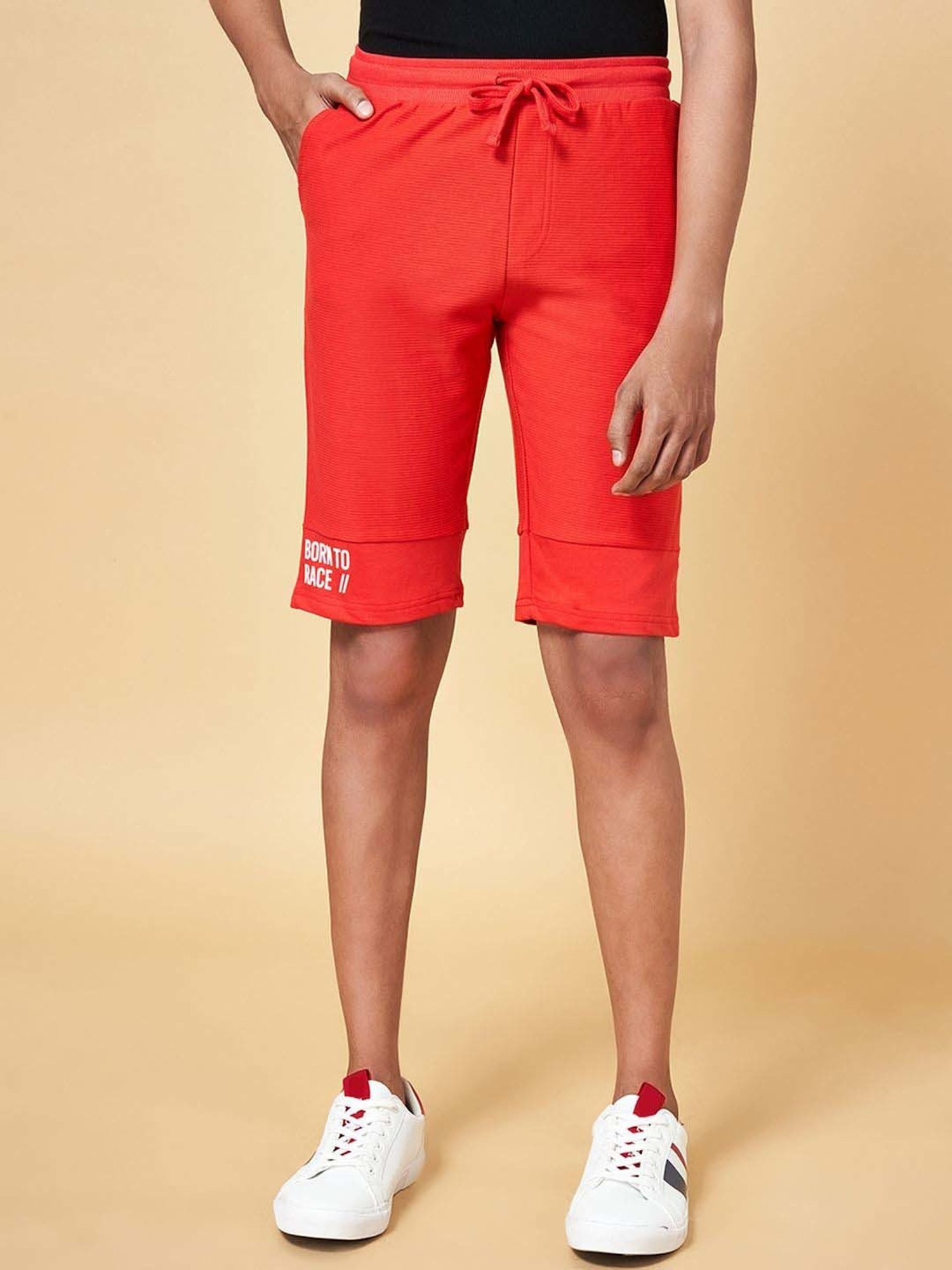 Coolsters by Pantaloons Kids Red Cotton Printed Shorts