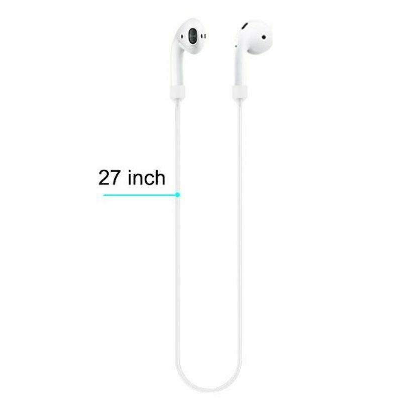 Magnetic Anti-lost Strap Compble With  AirPods 1/2, White
