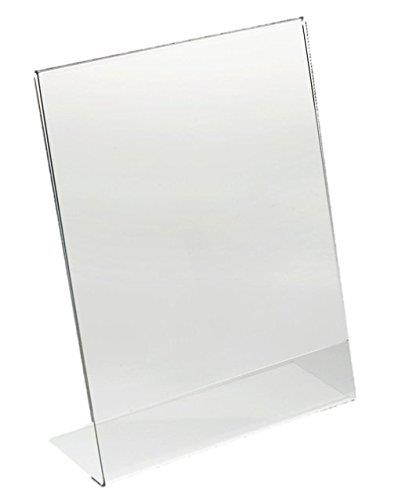 1InTheOffice Slanted Sign Holder 8.5 x 11"3 Pack"