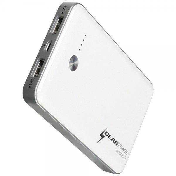 IOGEAR GearPower 7,000mAh, 2.1A + 1A Ultra Fast Charge Mobile Power Station Dual USB Outputs for Smartphones and Tablets, GMP7K