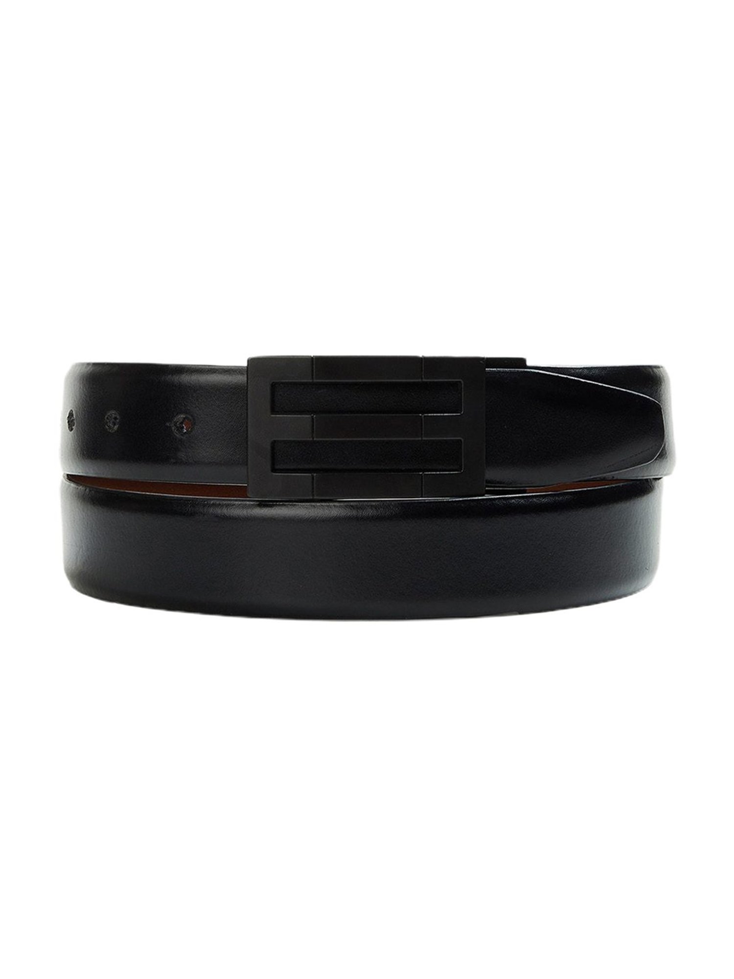 Code by Lifestyle Brown Leather Reversible Belt for Men