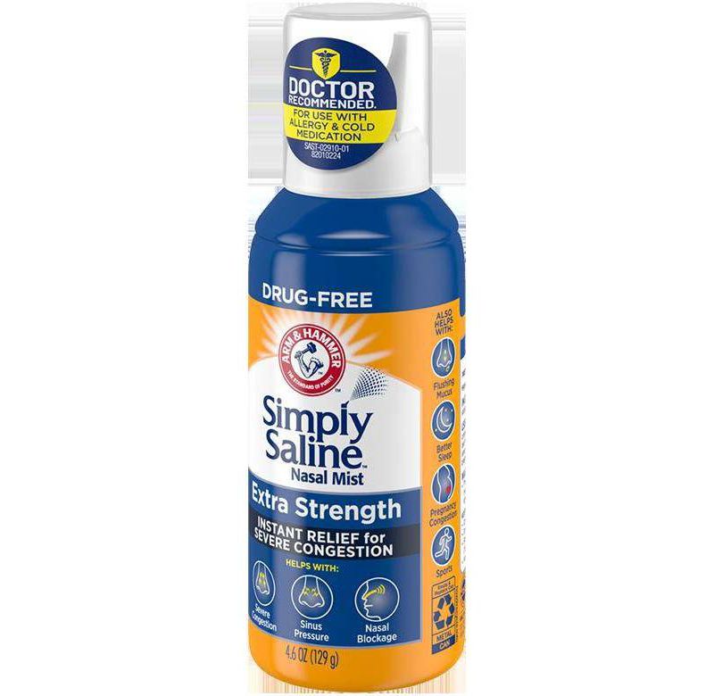 Simply Saline Extra Strength for Severe Congestion Relief Nasal Mist - 4.6oz