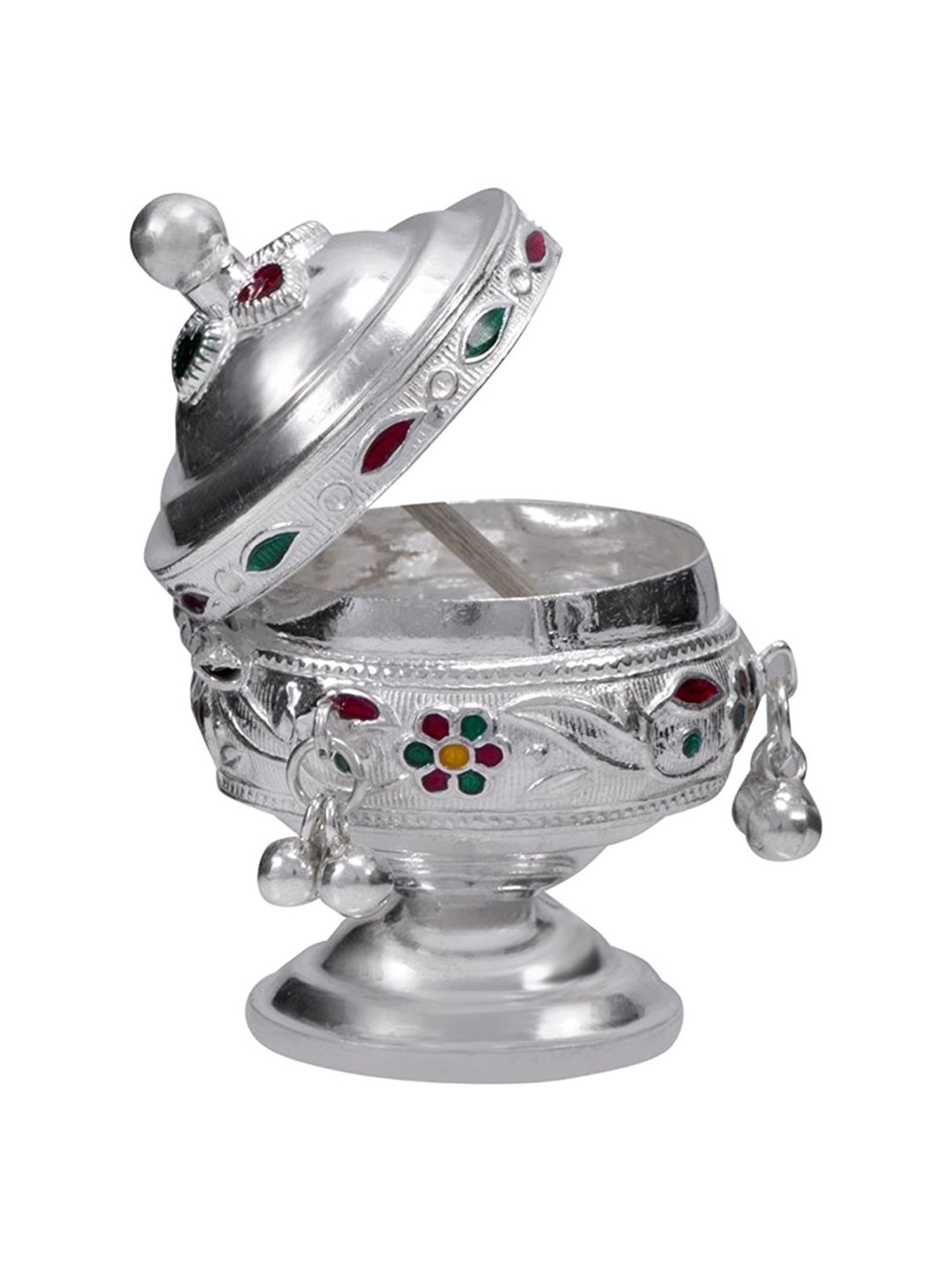 Joyalukkas 92.5 Sterling Silver Sindoor Box - 31.32 gm