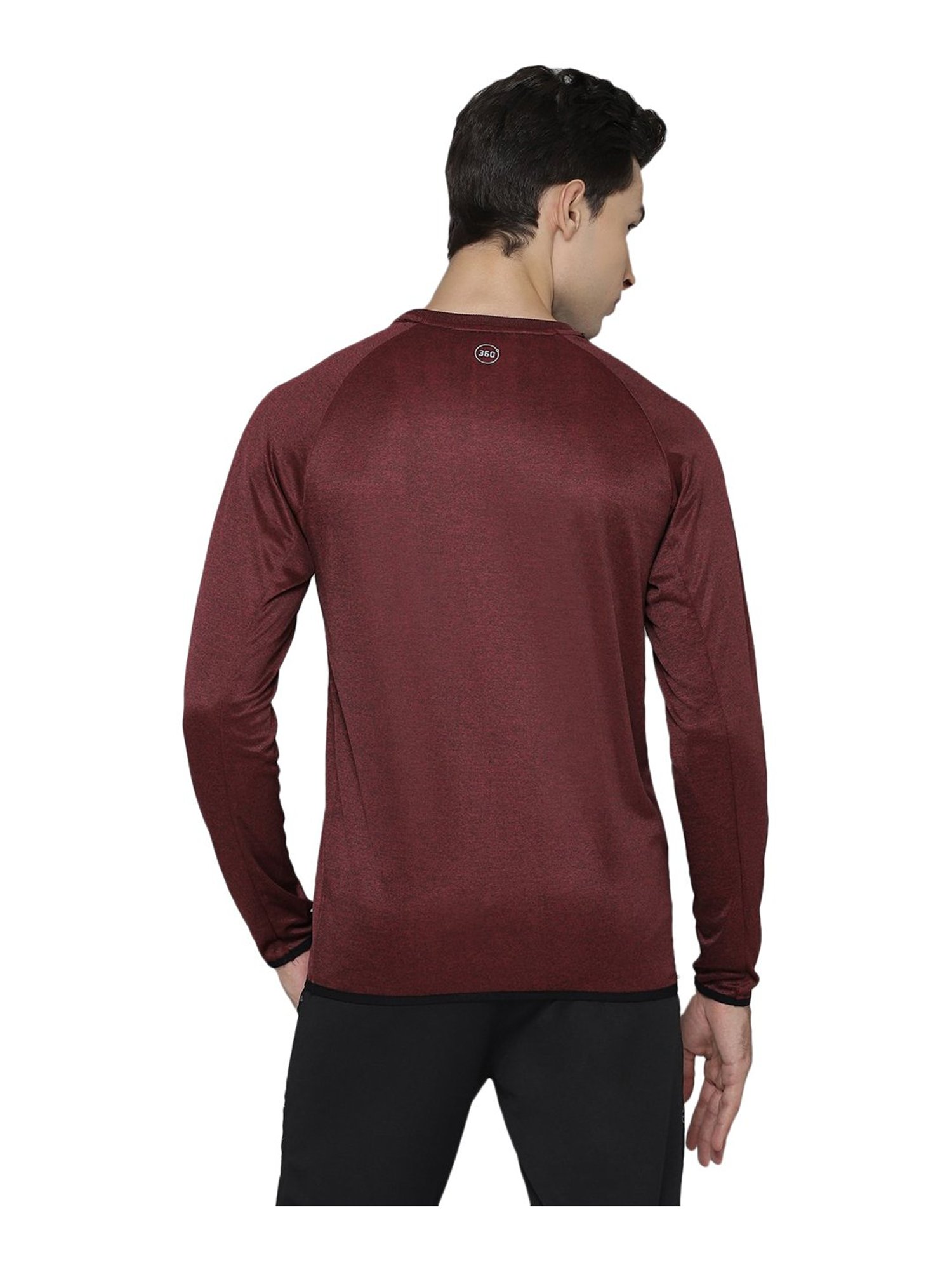 ALCIS Maroon Round Neck Sweatshirt