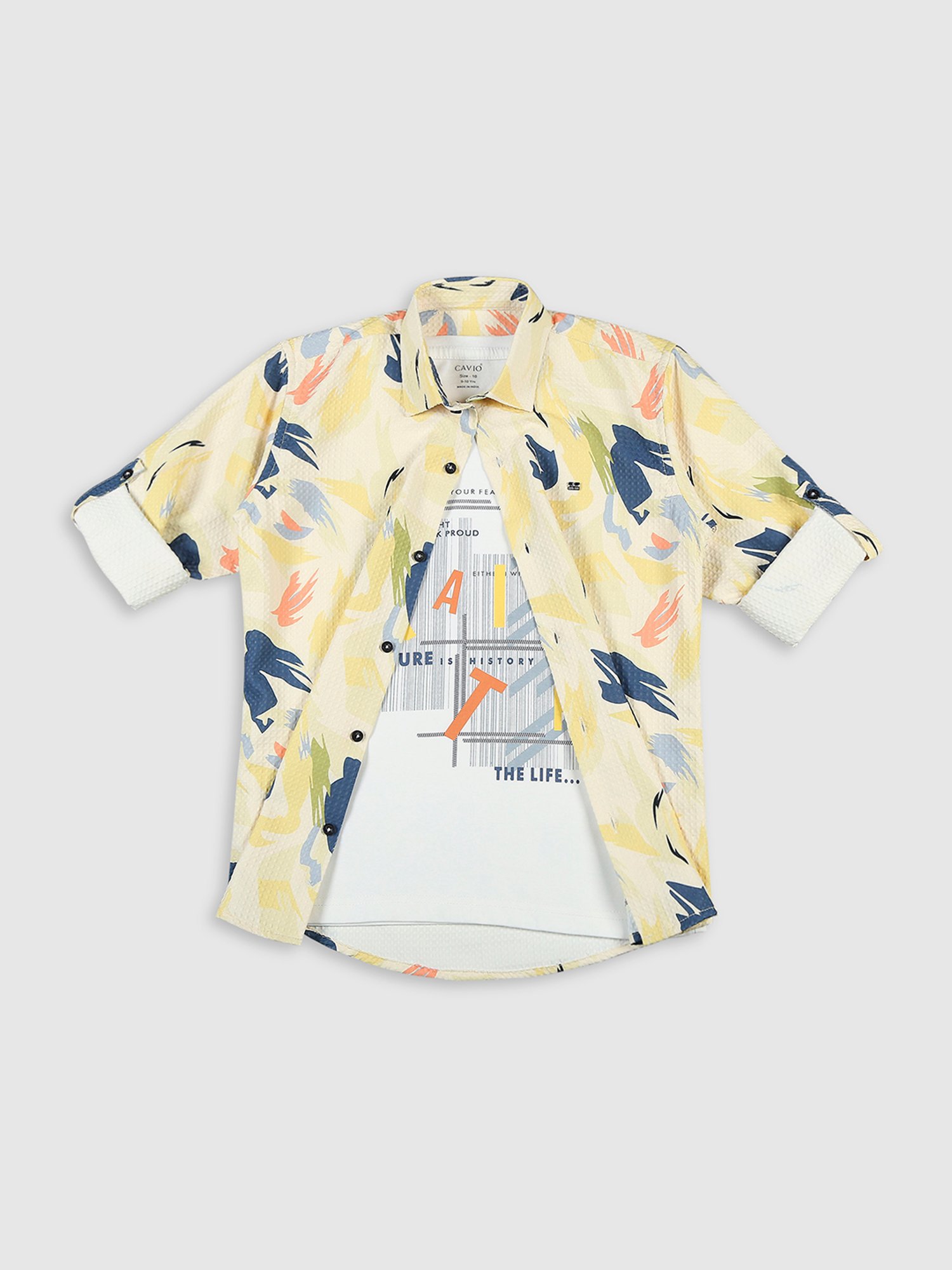 Mothercare Kids Multicolor Printed T-Shirt Set (Pack of 2)