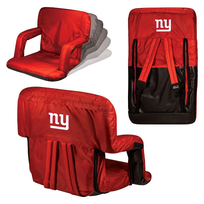Picnic Time Ventura Seat - NFL New York Giants - Red