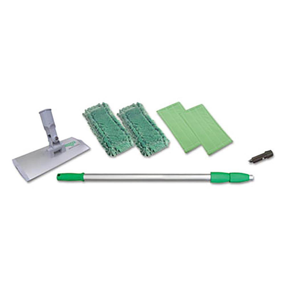 Indoor Window Cleaning Kit Aluminum 72" Extension Pole 8" Pad Holder 4 Kits
