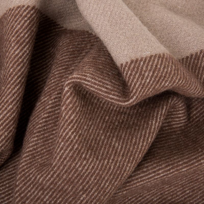 100% Australian Wool Blanket (King) Brown - Yorkshire Home