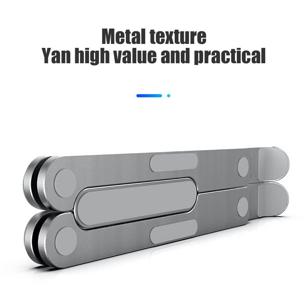 !ACCEZZ Laptop Holder Stand For MacBook Air Universal Adjustable Desktop Portable Foldable Aluminium Alloy For Computer Notebook