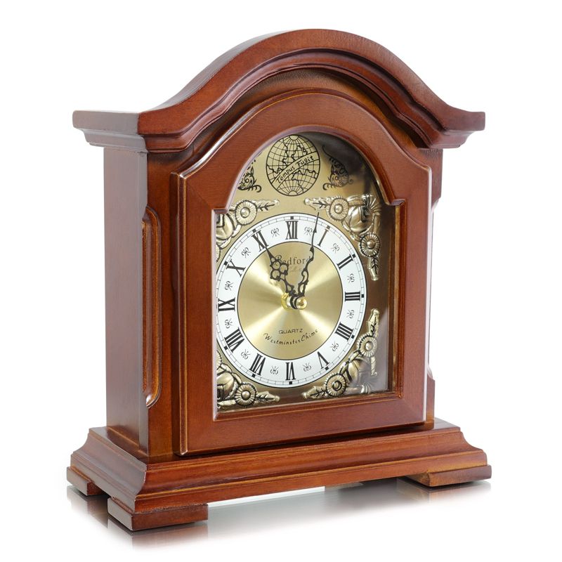 Clock Collection Redwood Mantel clock with Chime