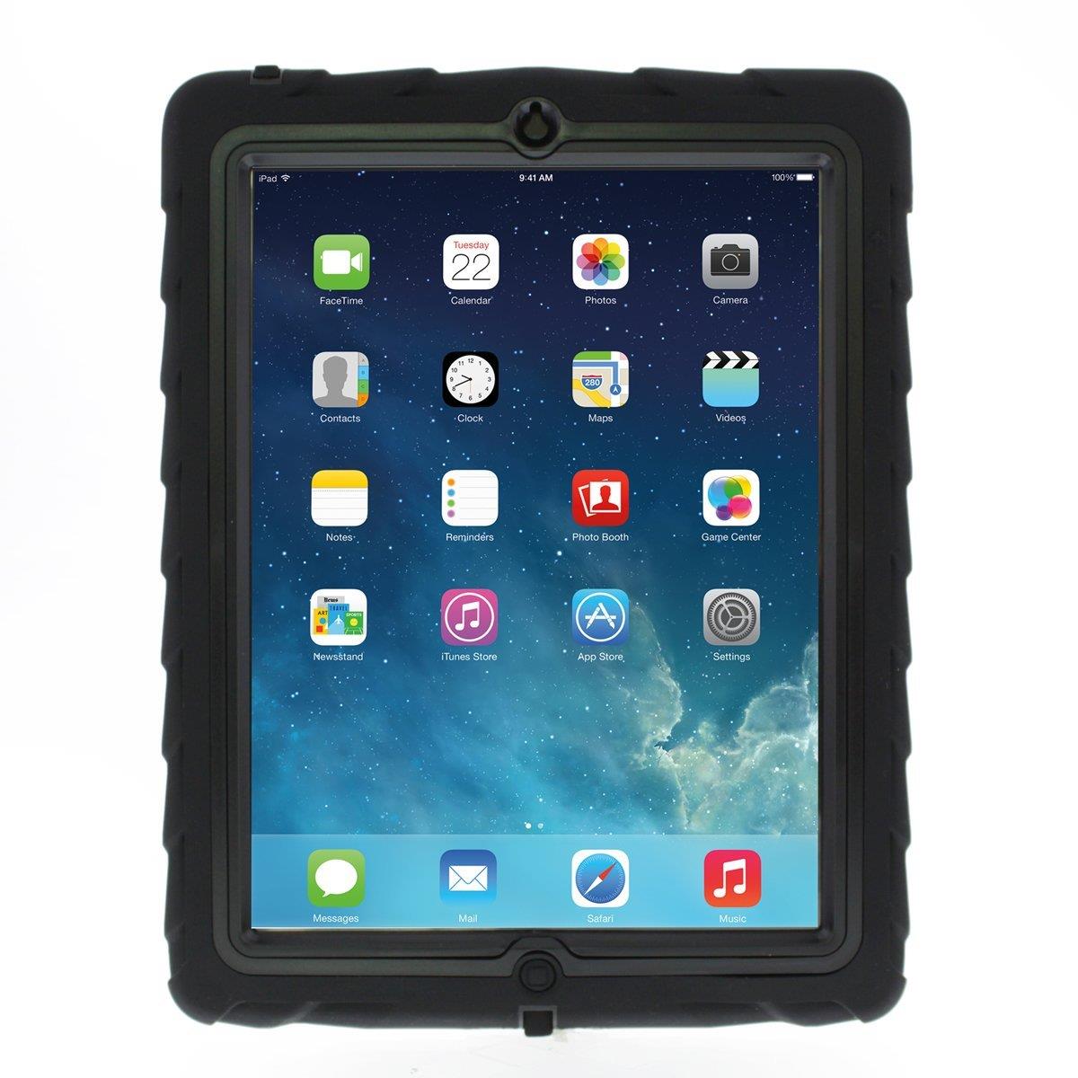 Gumdrop Cases Drop Series Tablet Case for Apple iPad 2, iPad 3, iPad 4 - Black/Black (DS-IPAD3-BLK-BLK)