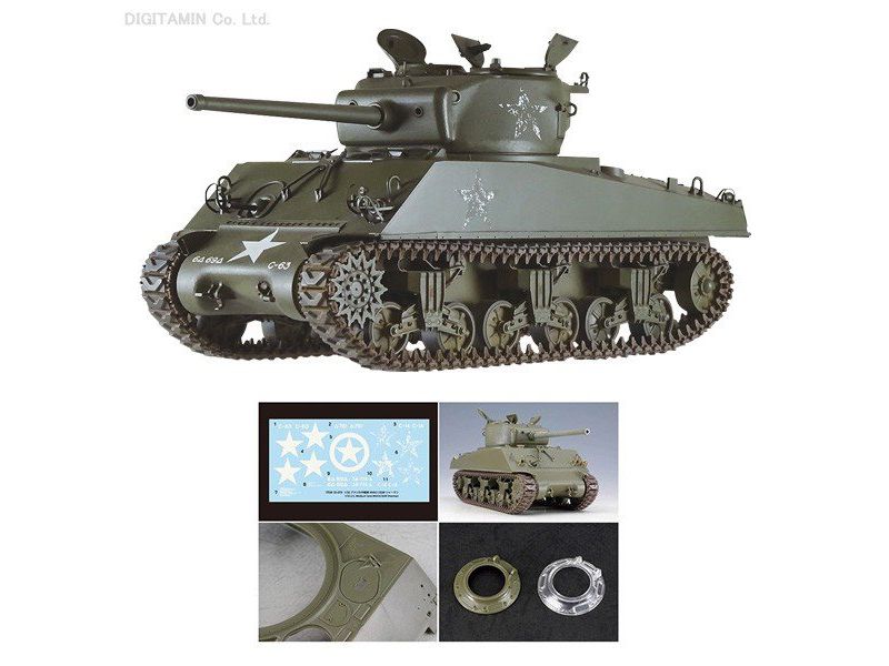 Asuka 35-019 35019 WWII US M4A3 (76)W Sherman Medium Tank 1/35 Scale Model Kit