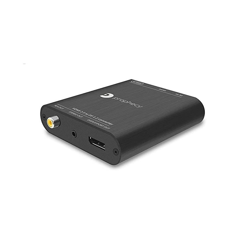 4K x 2K HDMI Male to DisplayPort Female Converter Adapter with USB Power for HDMI Source to DisplayPort Monitor (Unidirectional), Compliant with VESA Dual-Mode DisplayPort 1.2, HDMI 1.4