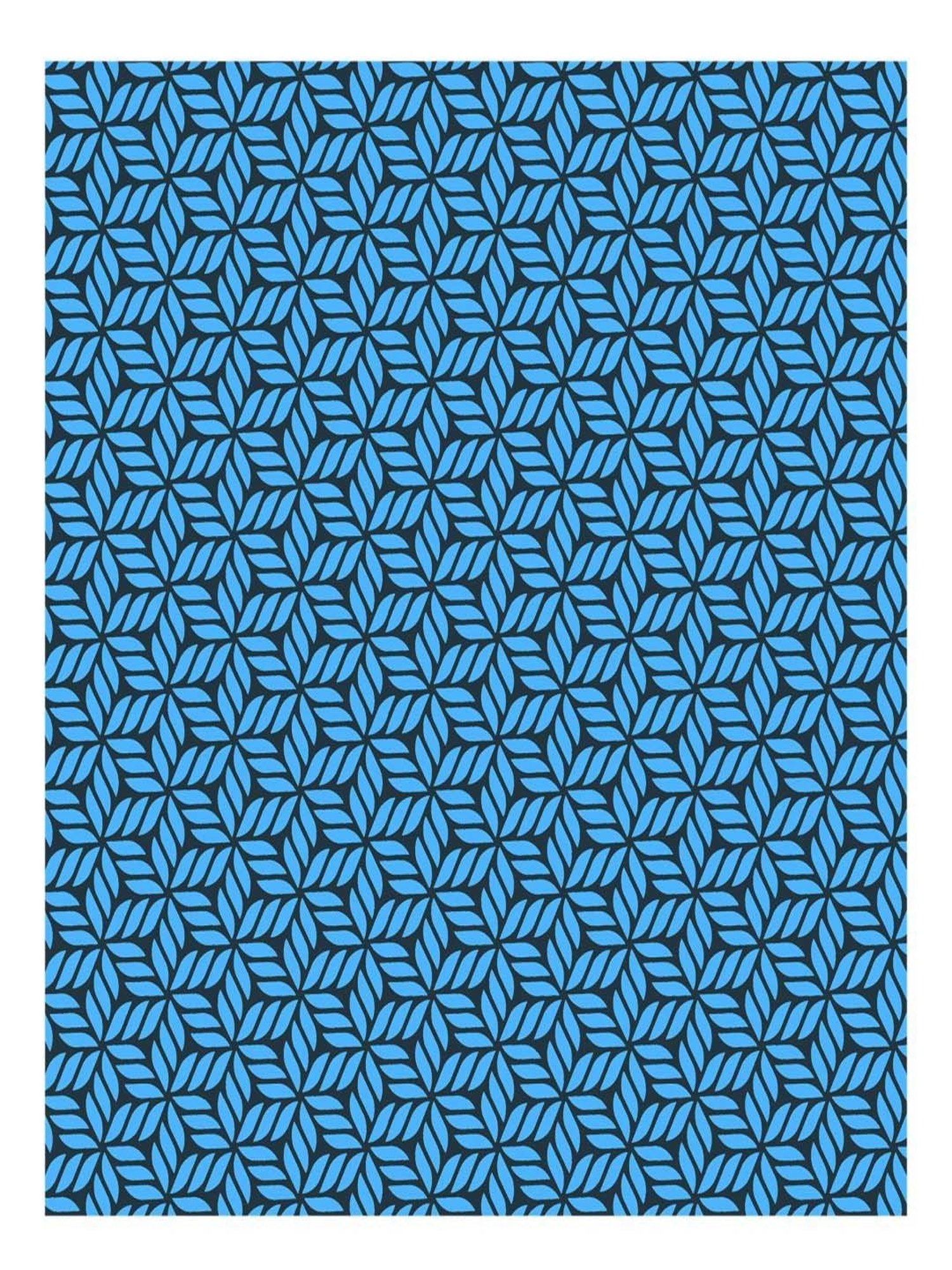 Bella Casa Finland Collection Cotton Blue 150 GSM Double Reversible Dohar