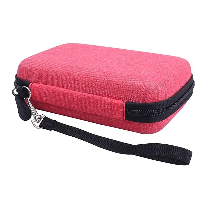 Hard Case for HP Sprocket Plus Instant Photo Printer fits Large 23x34 Sticky Paper by  Red