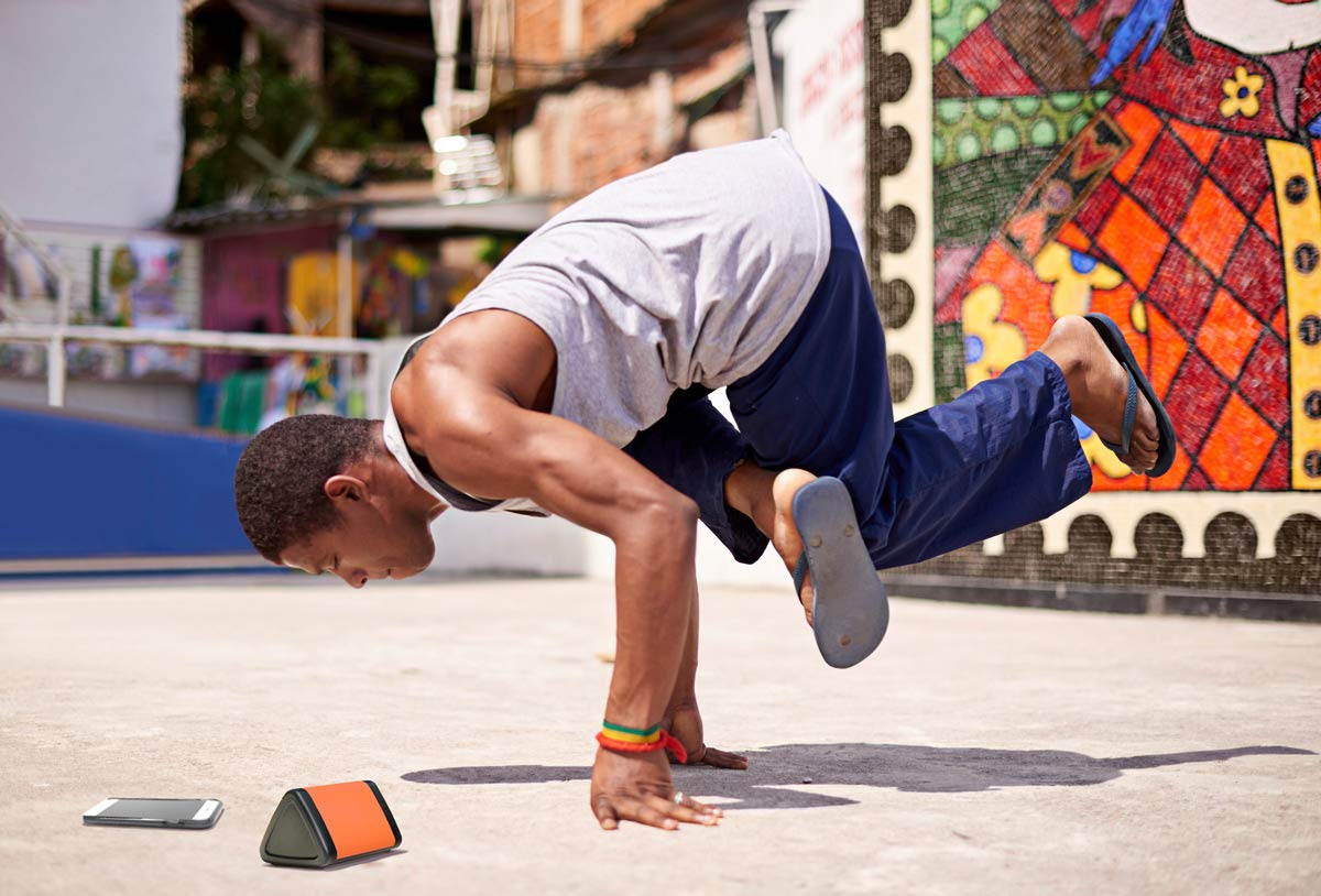 OontZ Angle 3 Bluetooth Speaker IPX5 Water Resistant (Black) by Cambridge SoundWorks