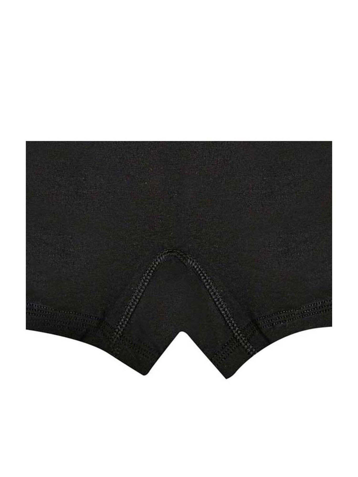 Tiny Bugs Kids Black Cotton Boxer Briefs - Pack of 2