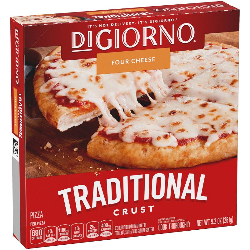 DiGiorno Cheese Stuffed Crust Three Meat Frozen Pizza - 9.2oz