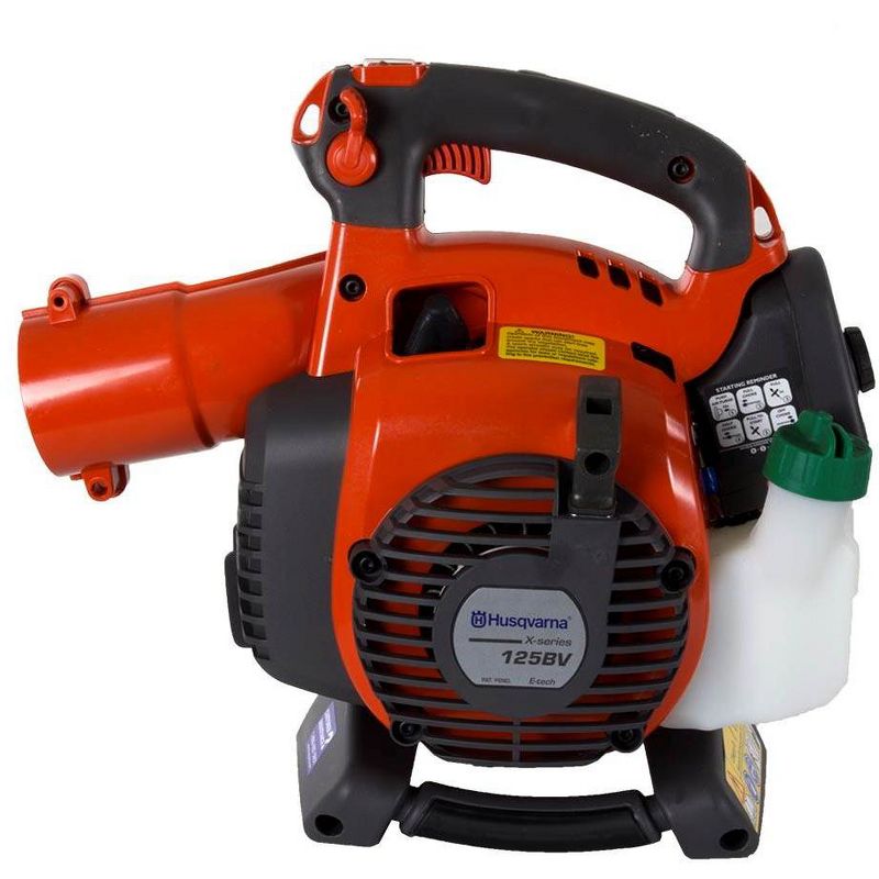 Husqvarna 125BVx 28cc 2-Cycle Gas Leaf Blower Vacuum (Certified Refurbished)
