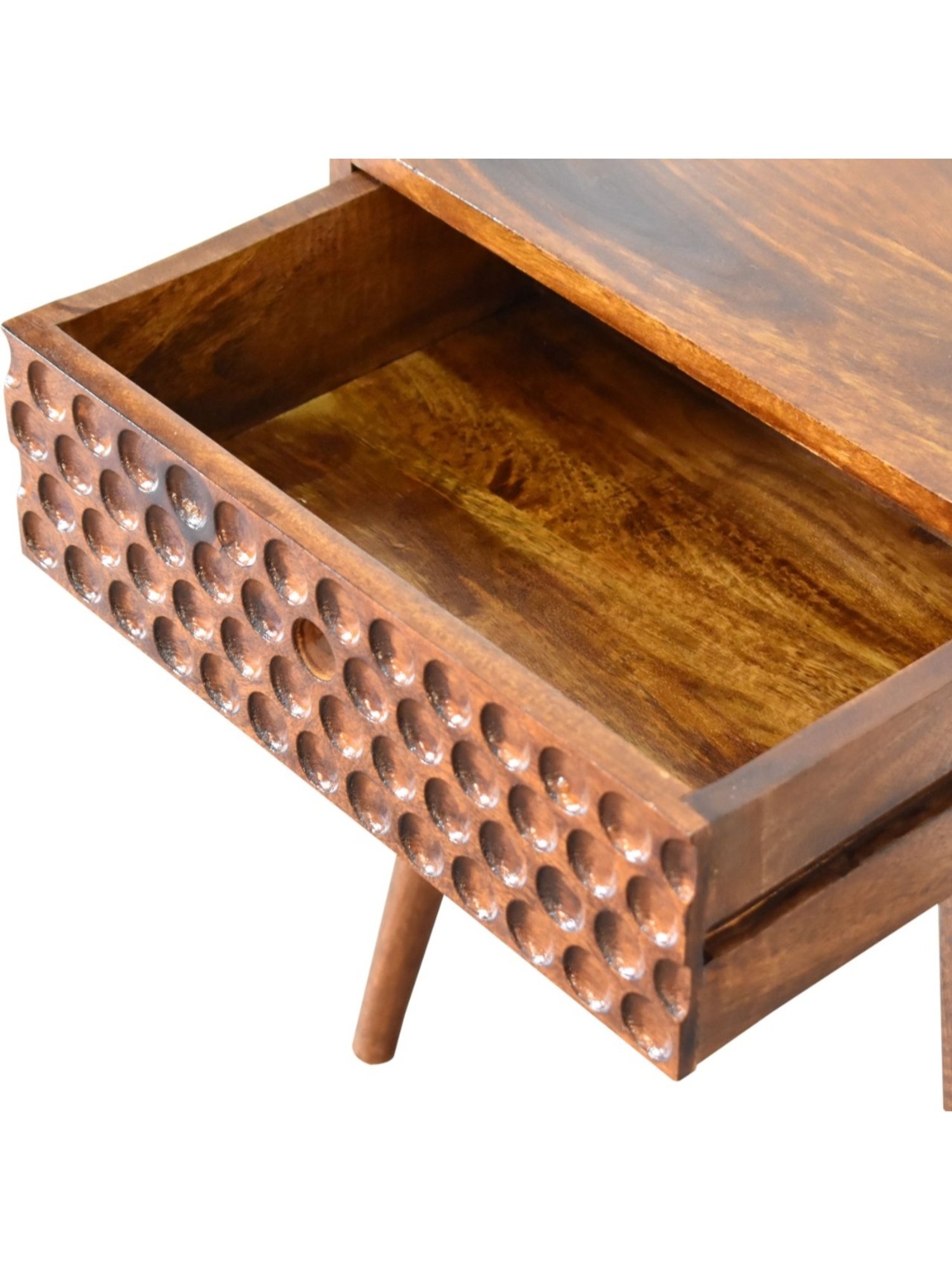 Artisan Furniture Torun Solid Brown Mango Wood Side Table