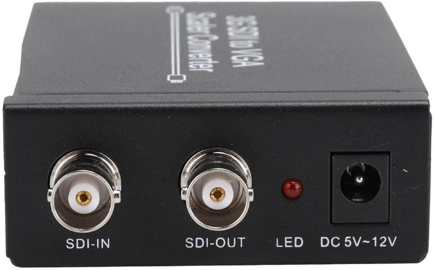 Socobeta 3G SDI to VGA Converter High Bit Rate Loop Output with Manual Power Supply 1080P 100-240V 1PCS (US Plug)