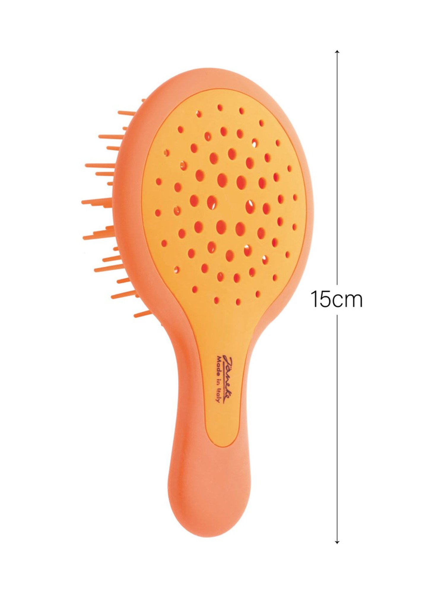 Janeke 1830 Professional Fluorescent Orange Mini Super Brush