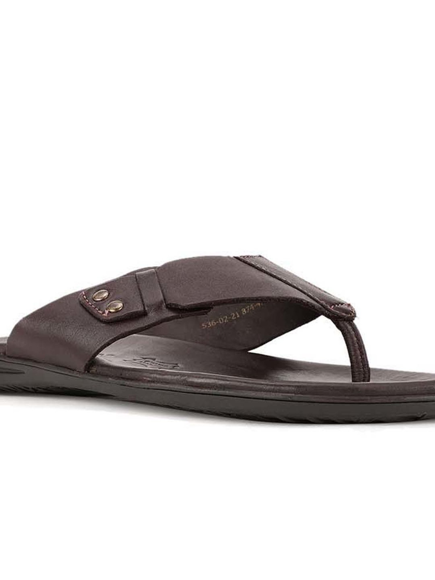 Hush Puppies by Bata Men's Chocolate Brown Thong Sandals