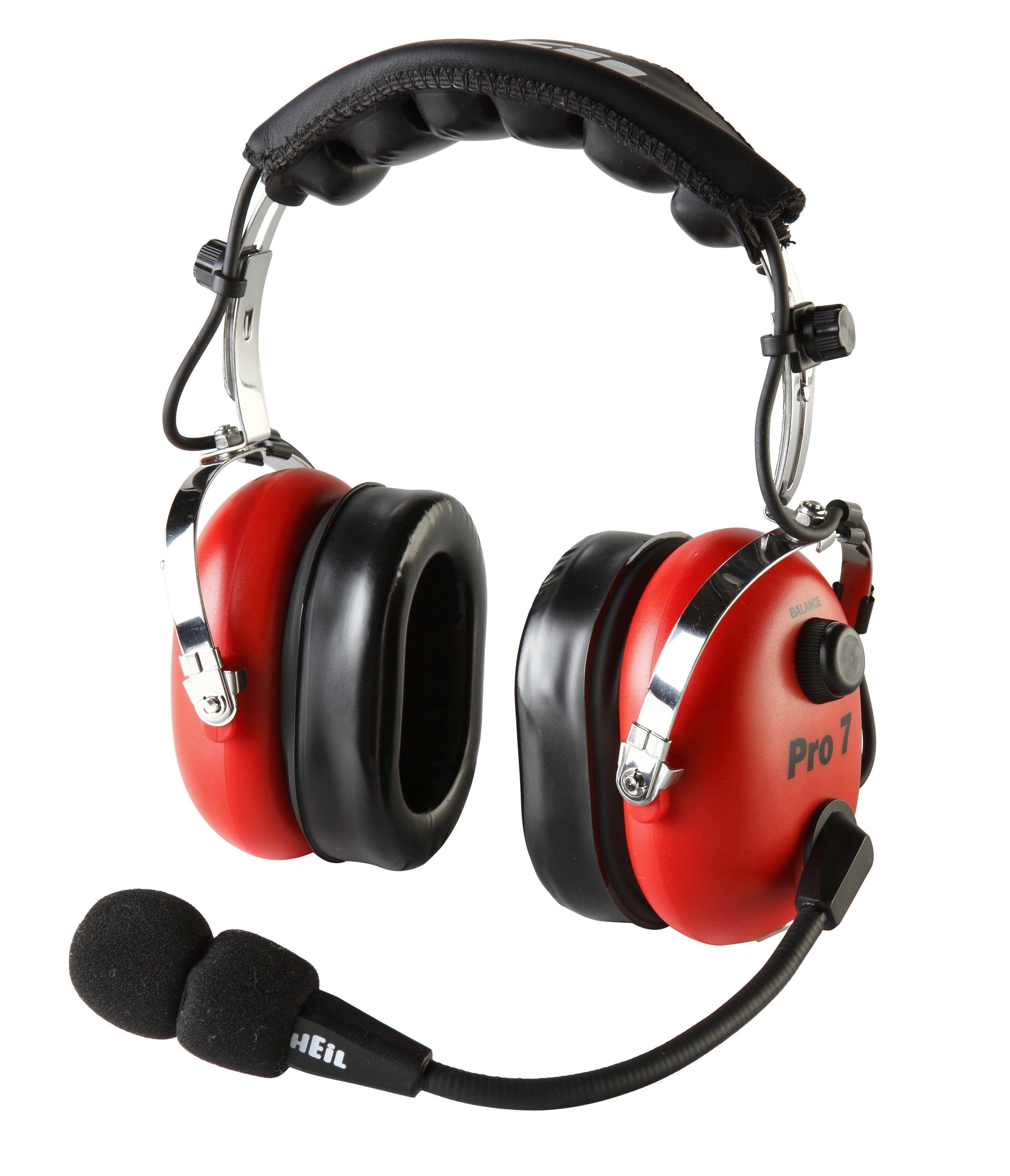 Heil Sound PS 7 Red Headset & boom mic