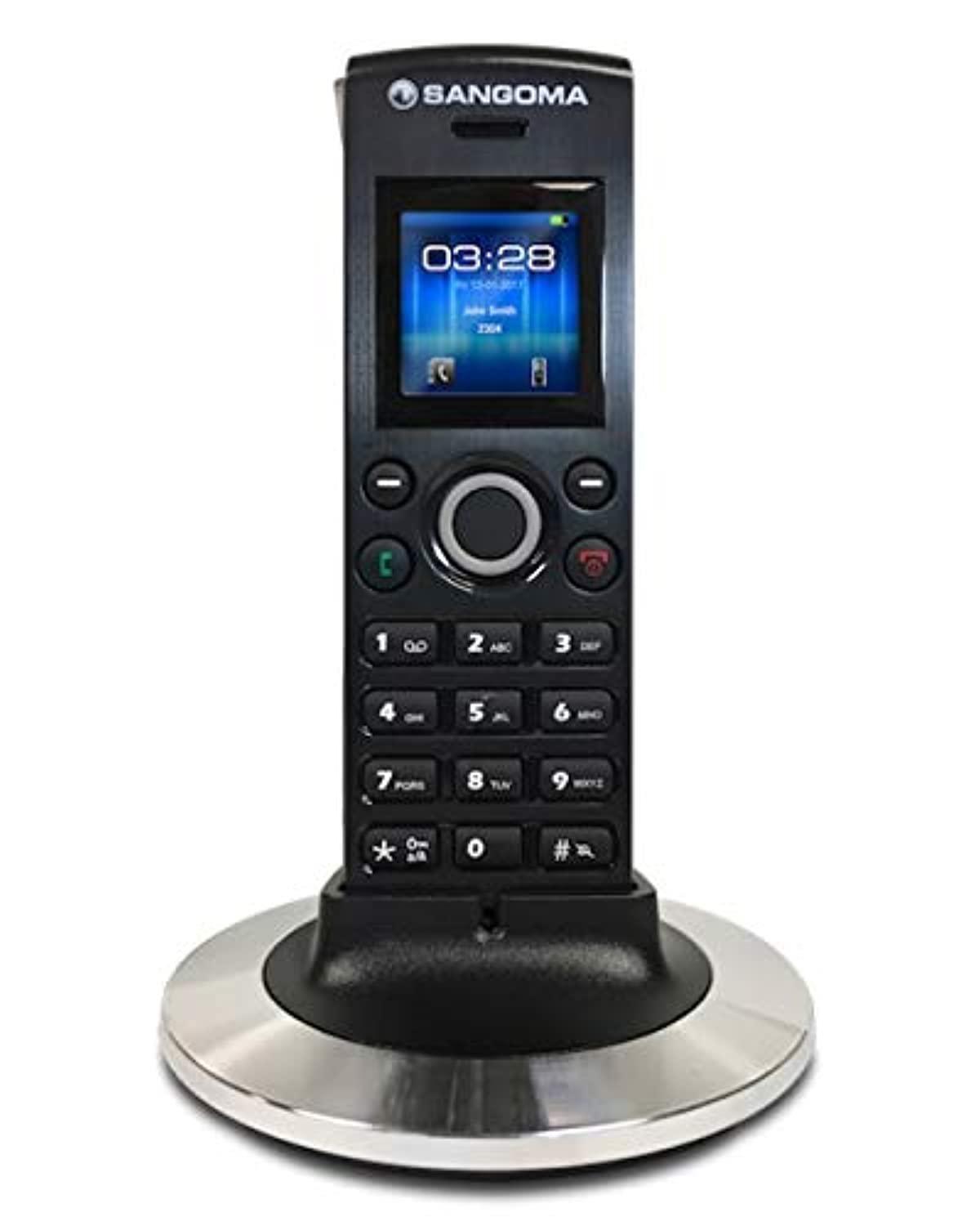 sangoma d10m dect cordless extra handset w charger (requires dc201 base)