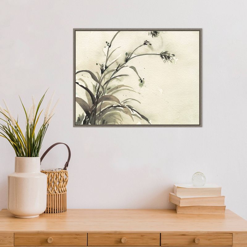 24" x 18" Plant of the Age II by Samuel Dixon Framed Wall Canvas - Amanti Art