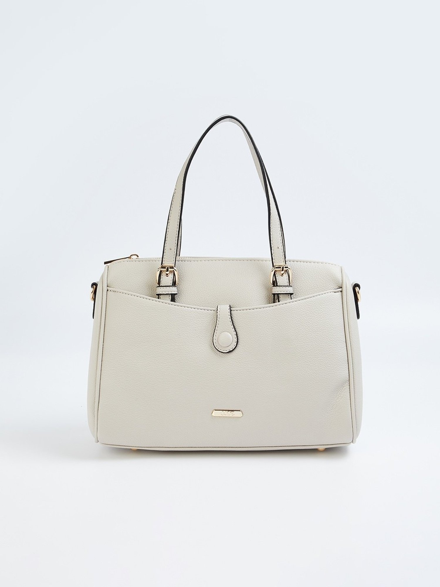 Code by Lifestyle Grey Textured Handbag