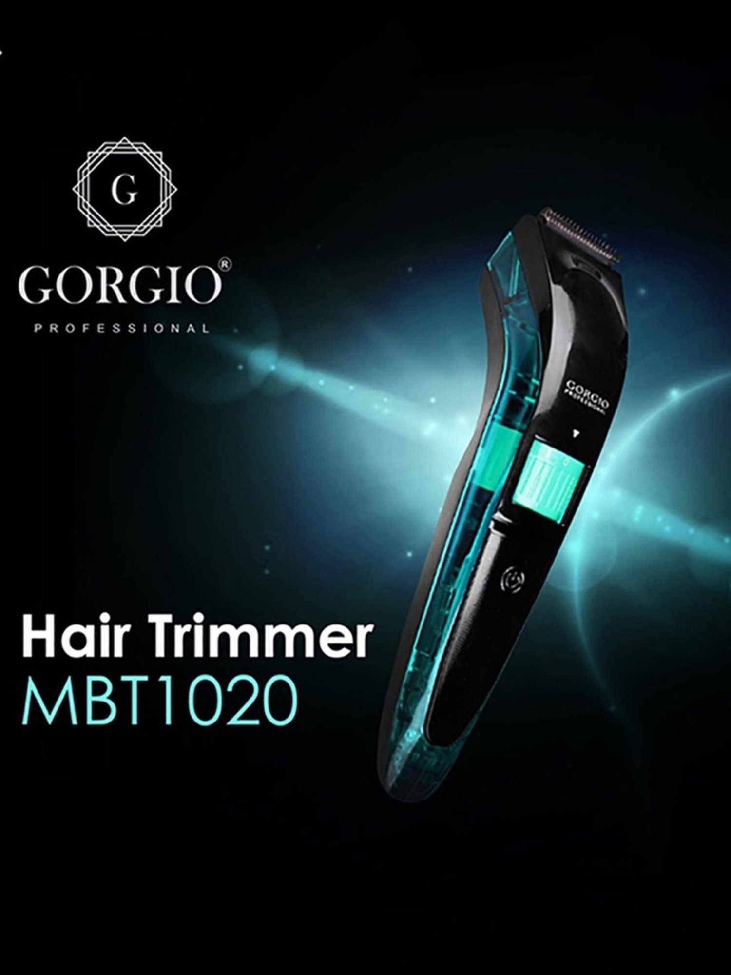 Gorgio Professional MBT1020 Hair Trimmer (Black)