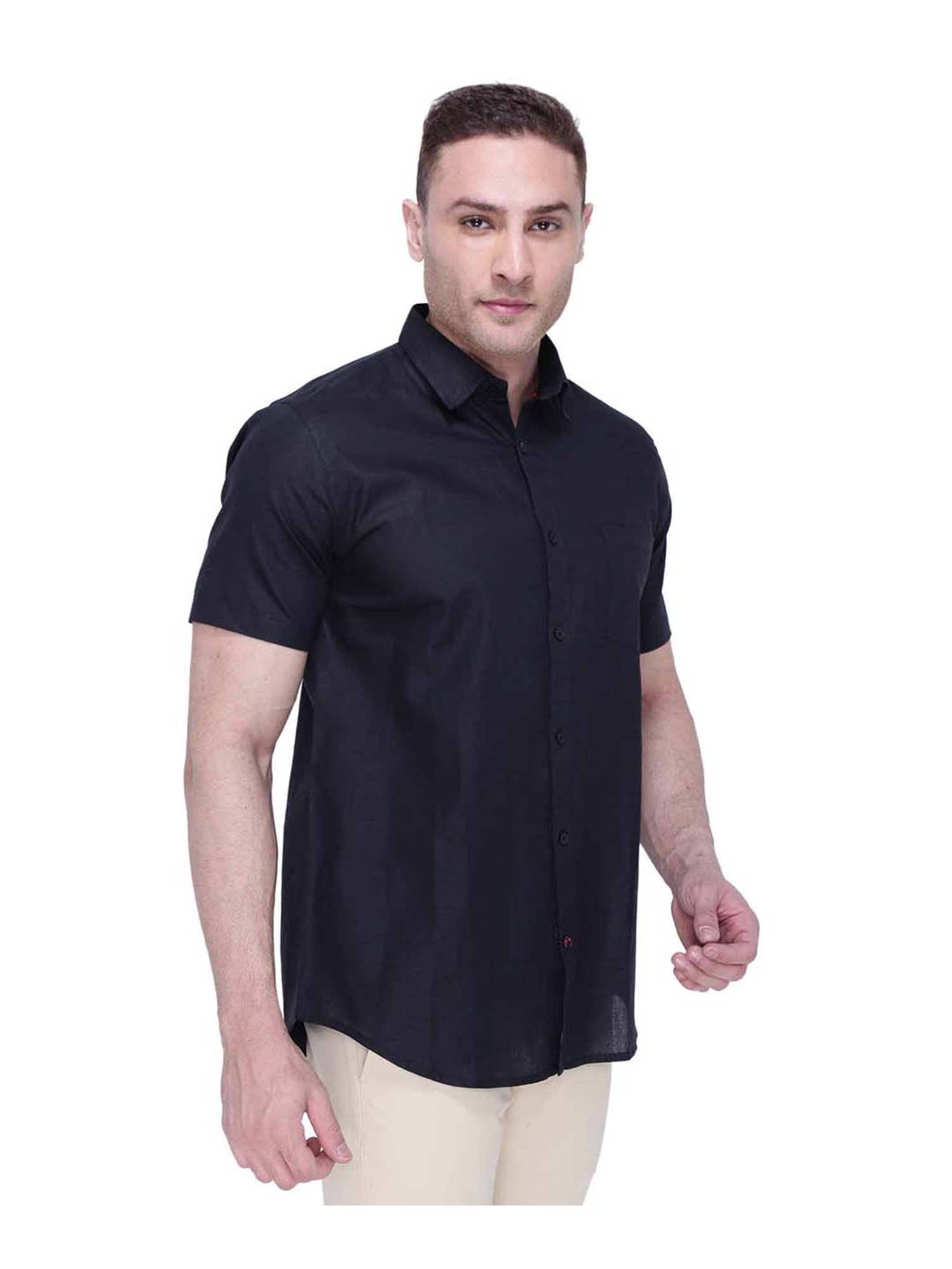 Southbay Black Regular Fit Shirt