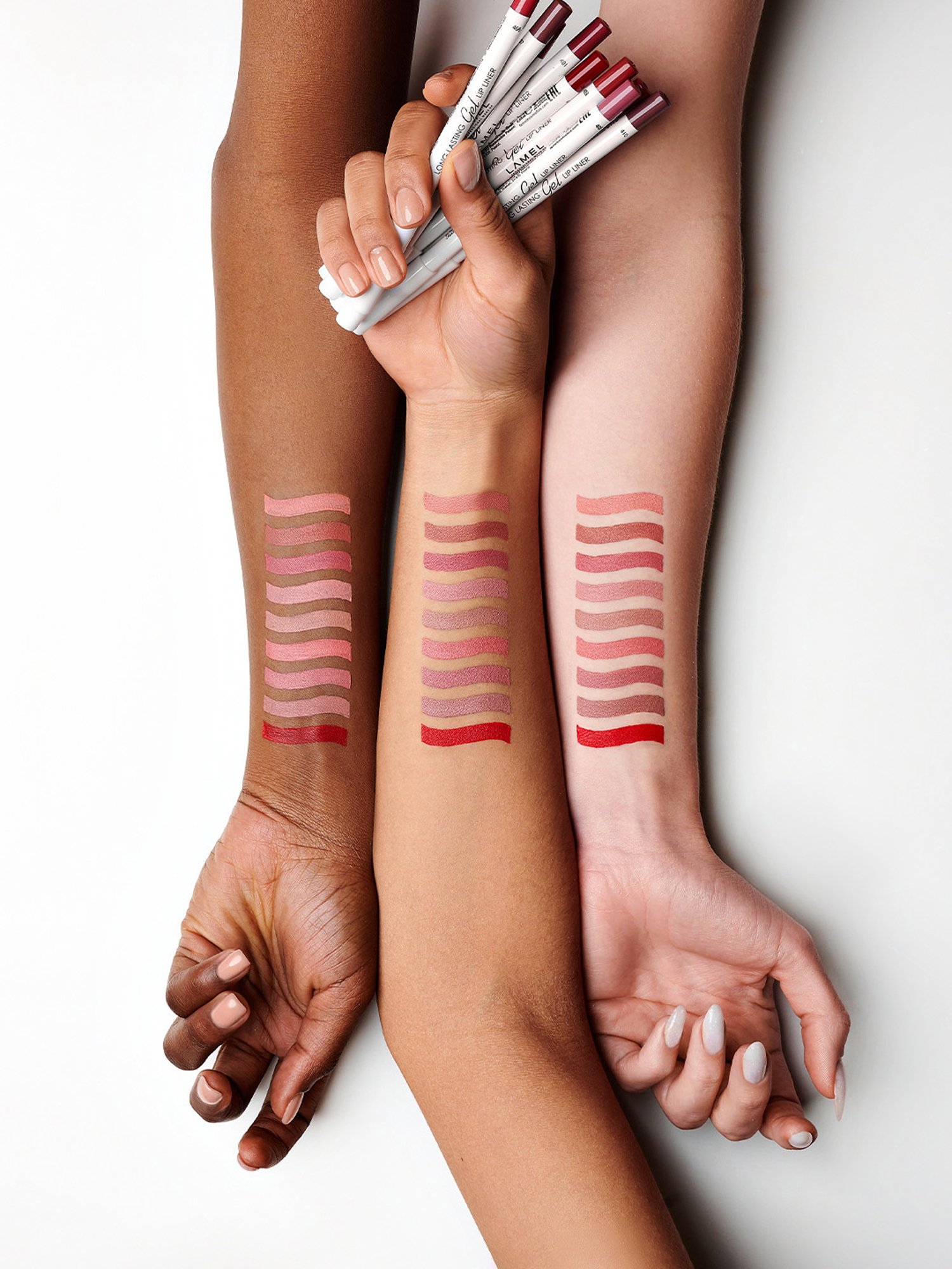 Lamel Long Lasting Gel Lip Liner 407 Ashen Rose - 1.7 gm