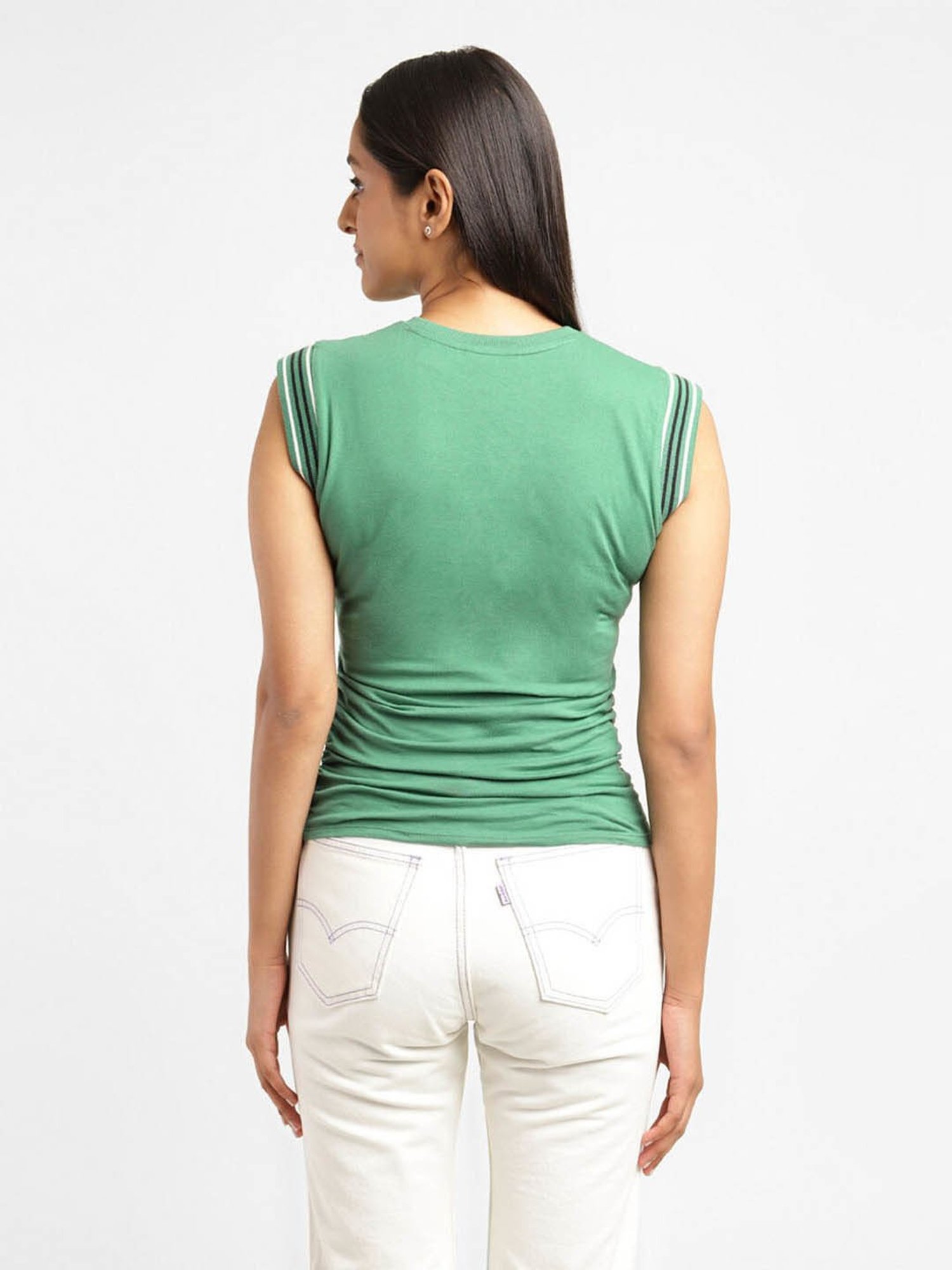 Levi's Pine Green Cotton Top