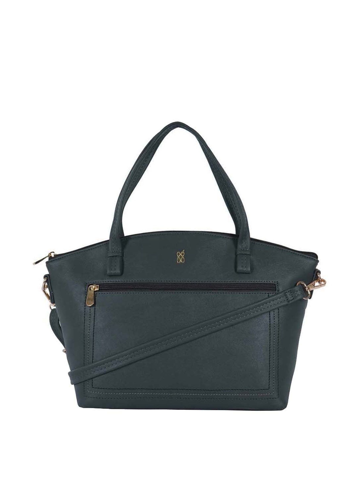 Baggit Blue Solid Medium Handbag