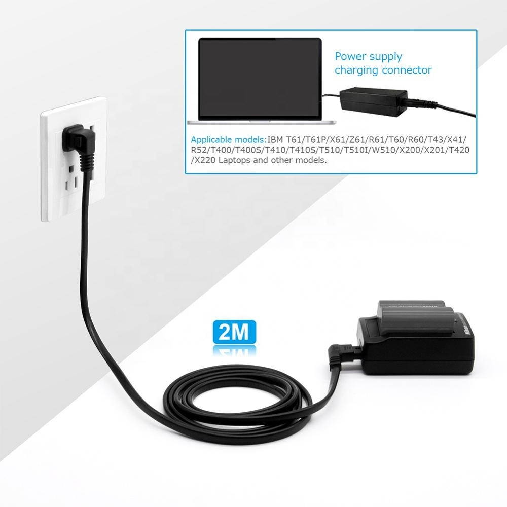 AMSK POWER L-Type 2-Prong 12 Ft 12 Feet AC Wall Cord for  CANON-PIXMA MG2120 MG2220 MG3120 MG3122 MG3220 PRINTER