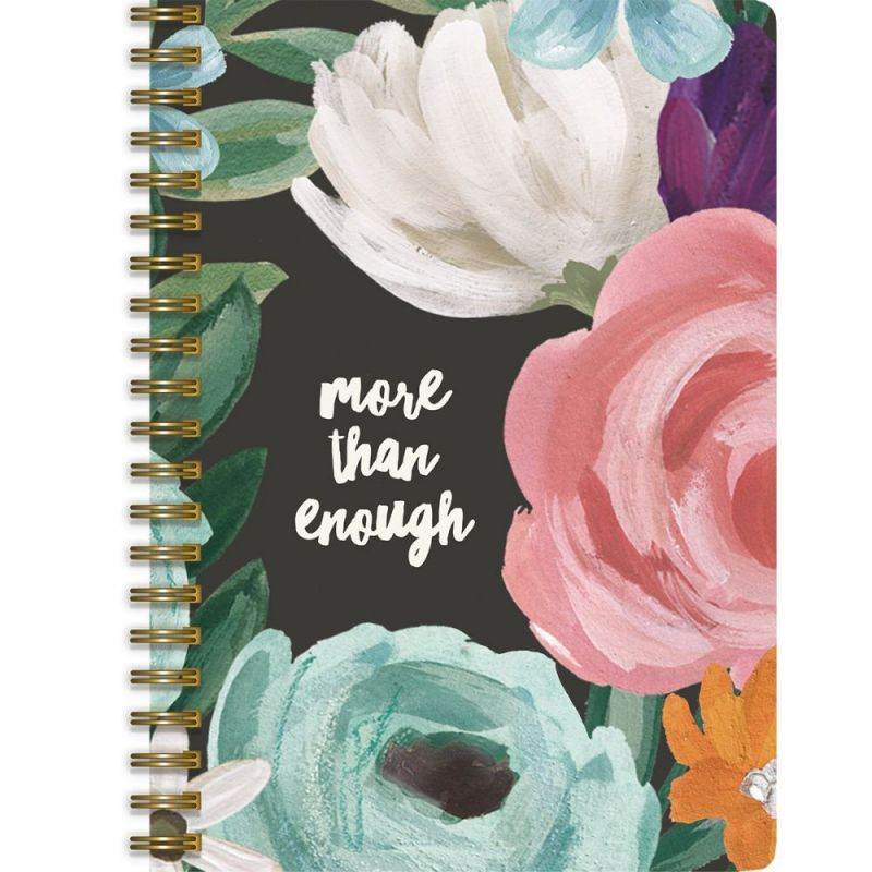 Wells Street by LANG,  Sophisticated Florals Elements Spiral Journal by Eliza Todd