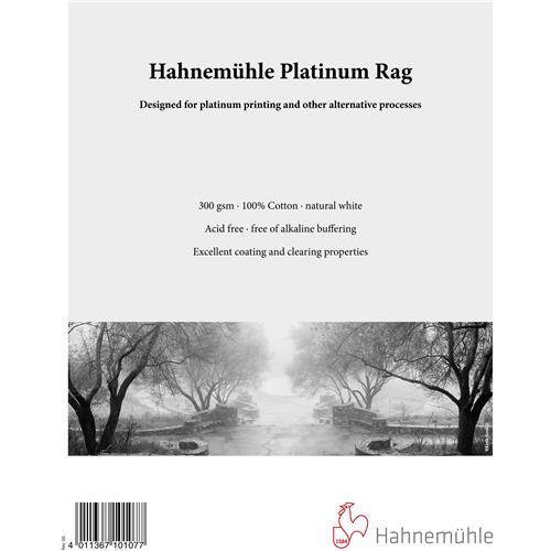 Hahnemuhle Platinum Rag Fine Art Paper, 300gsm, 8x10", 25 Sheets #10647103