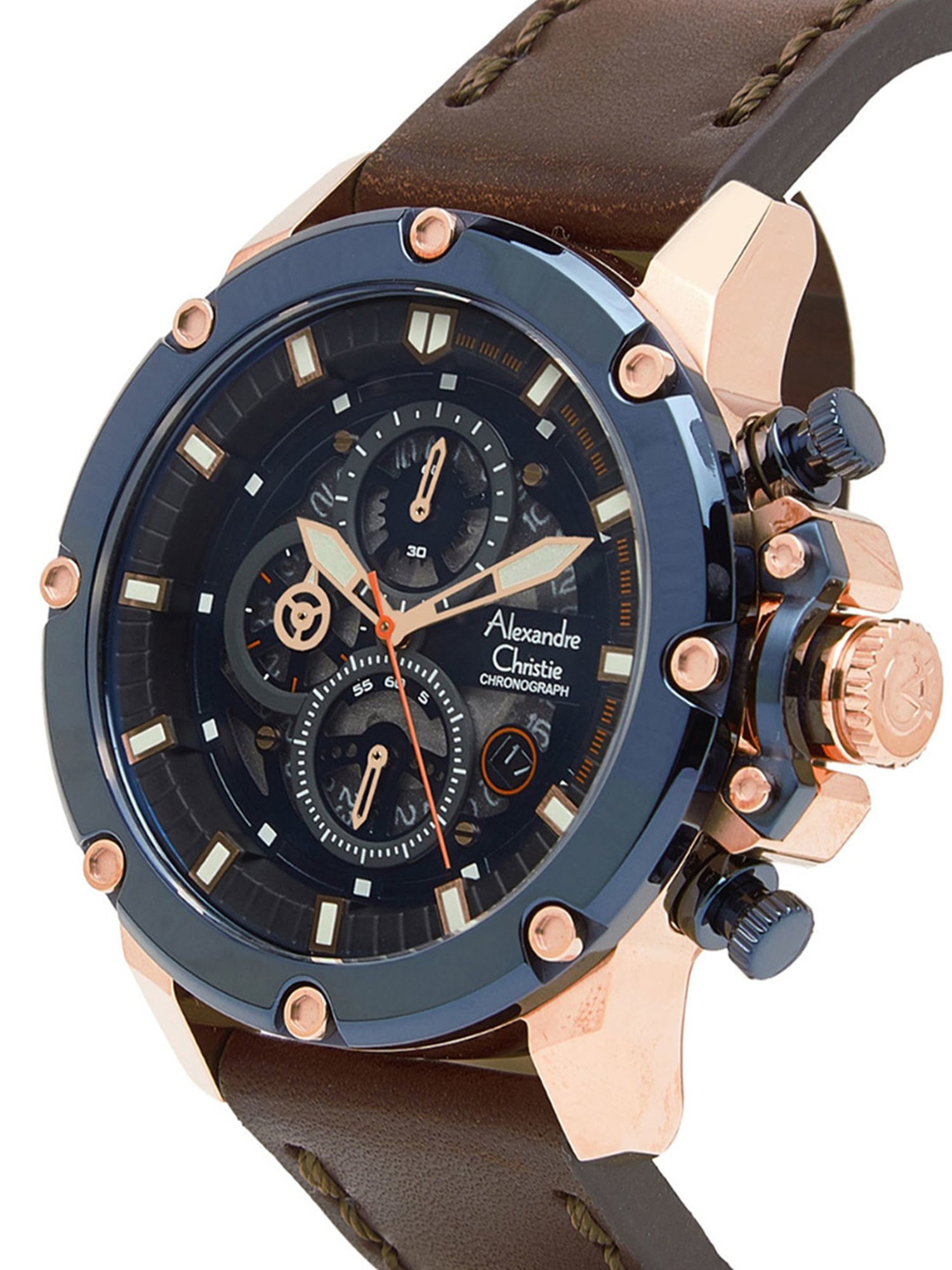 ALEXANDRE CHRISTIE 6564MCLURBU Chronograph Watch for Men
