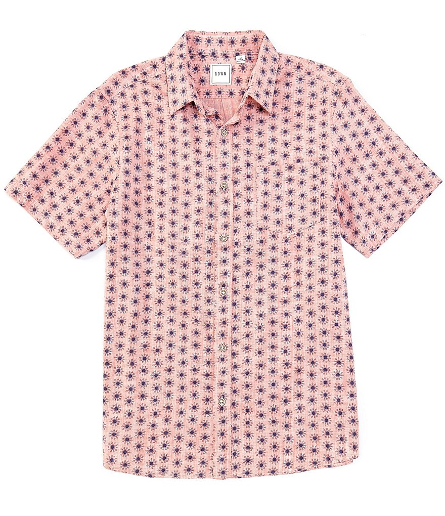 Rowm Short Sleeve Sun Print Sportshirt