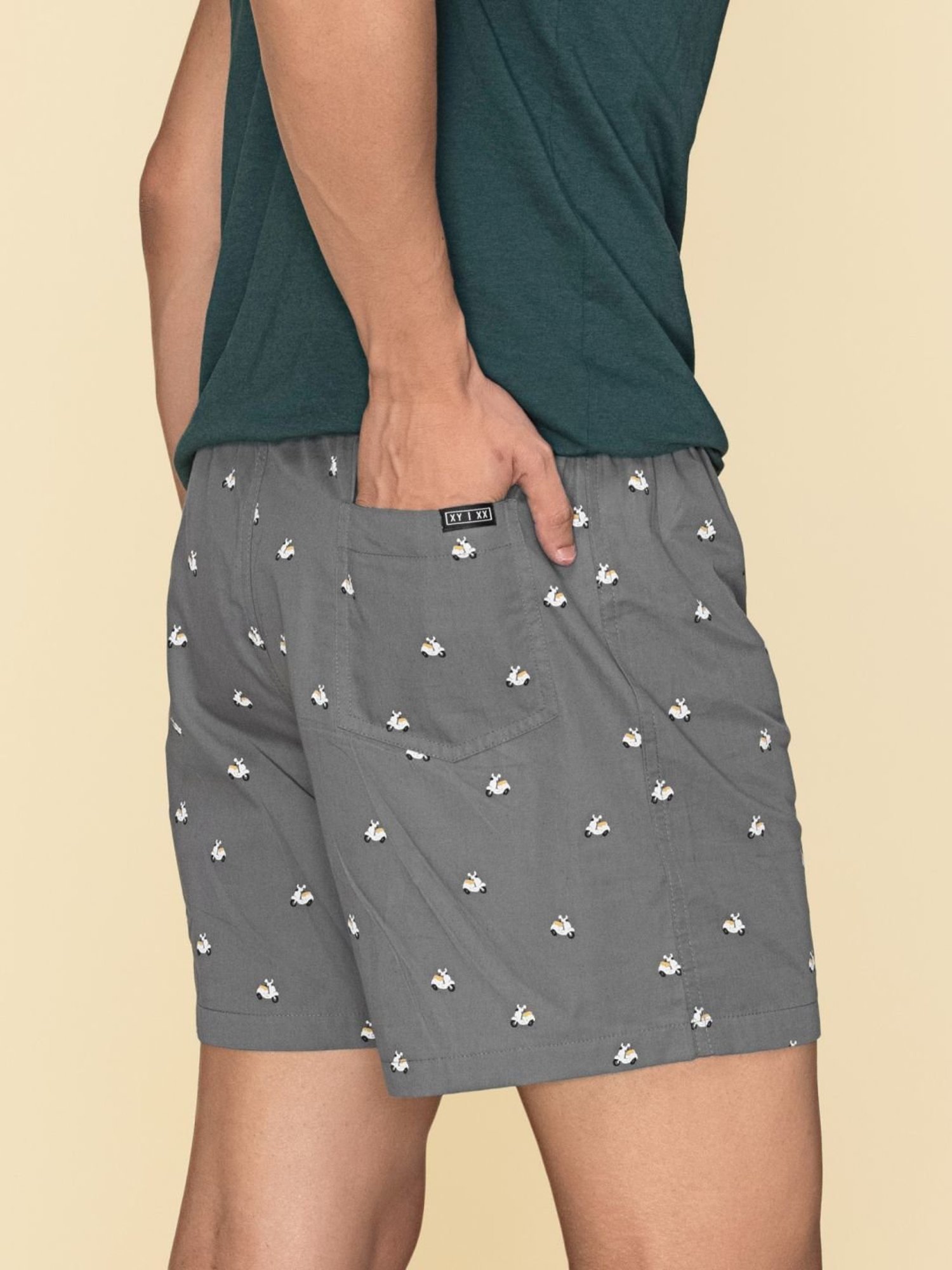 XYXX Multicolored Cotton Relaxed Fit Printed Boxers - Pack Of 3