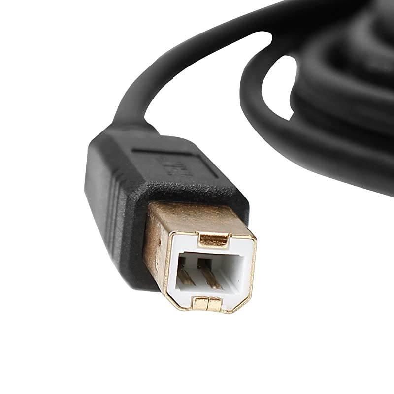 USB 20 Cable AMale to BMale Printer Scanner 10 Feet 3 Meters
