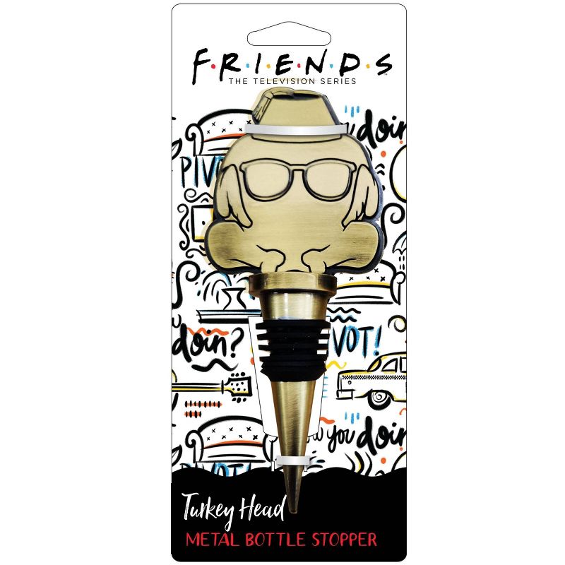 Friends Resin Turkey Bottle Stopper