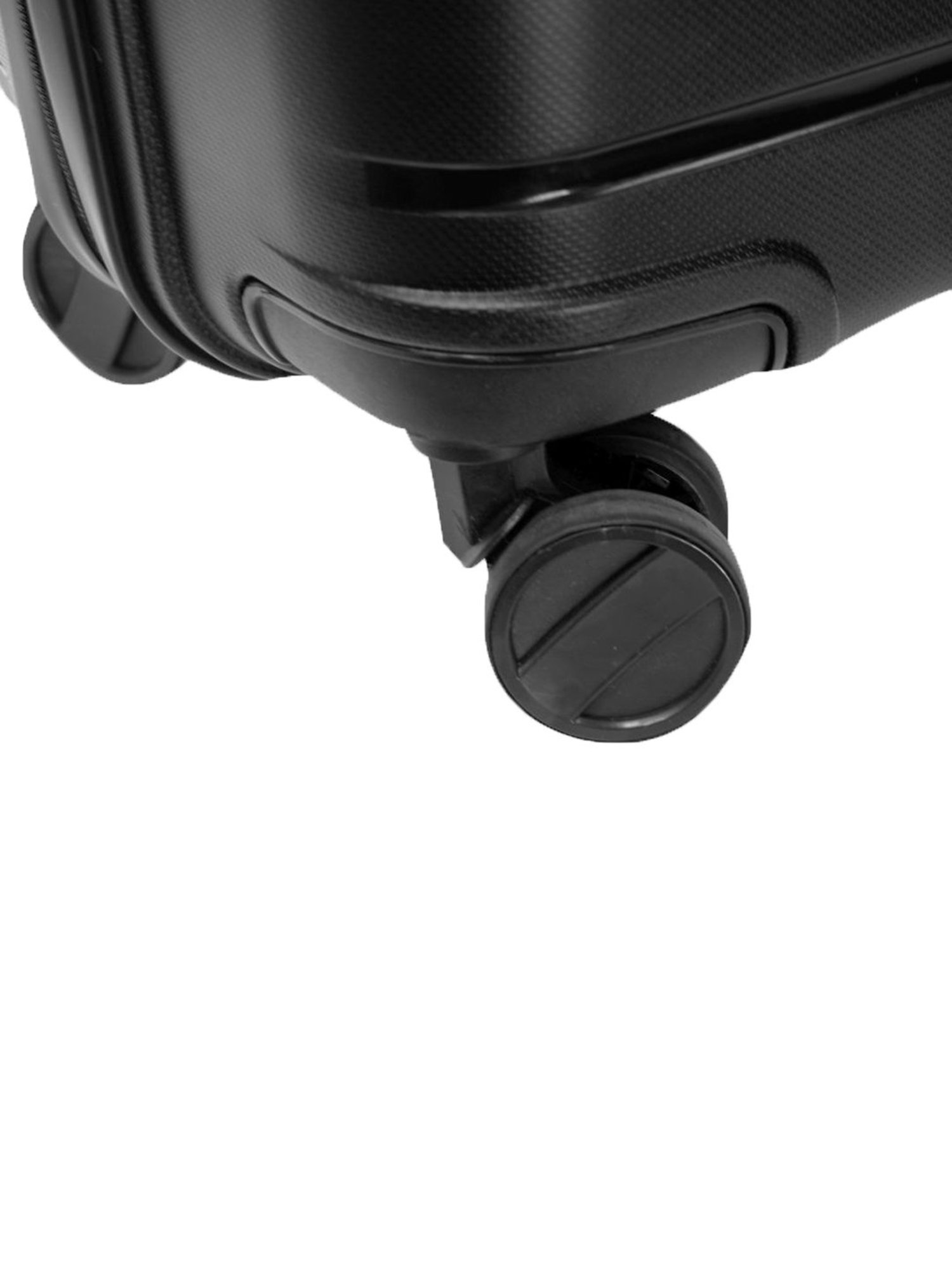 Swiss Military Black Striped Hard Cabin Trolley Bag - 20 cm